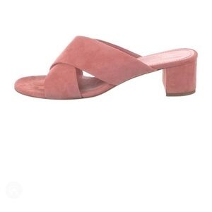 ✅ Mansur Gavriel Sandals Criss Cross 40MM in Pink Suede
